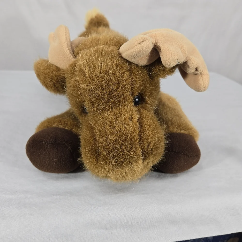 Vintage Dakin Moose Brown Plush 1993 Stuffed Animal Toy 14